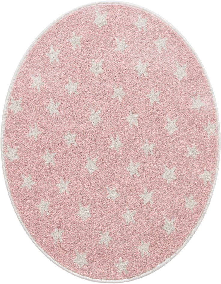 Detail image of 3' 3 x 3' 3 Stars Whimsy Kids Round Rug