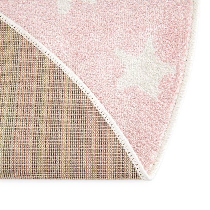 Detail image of 3' 3 x 3' 3 Stars Whimsy Kids Round Rug