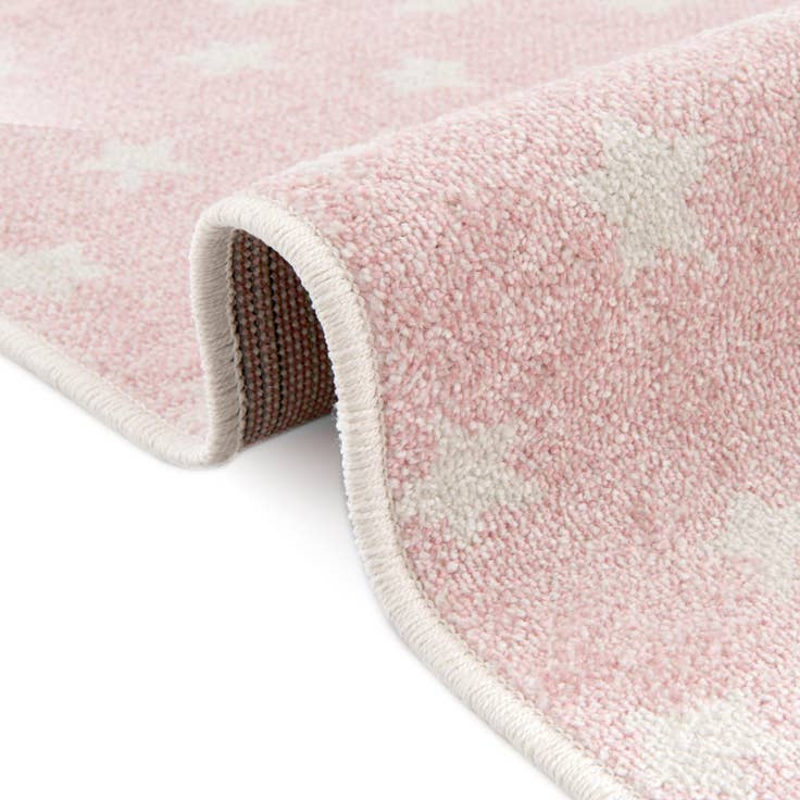 Detail image of 5' 3 x 5' 3 Stars Whimsy Kids Round Rug