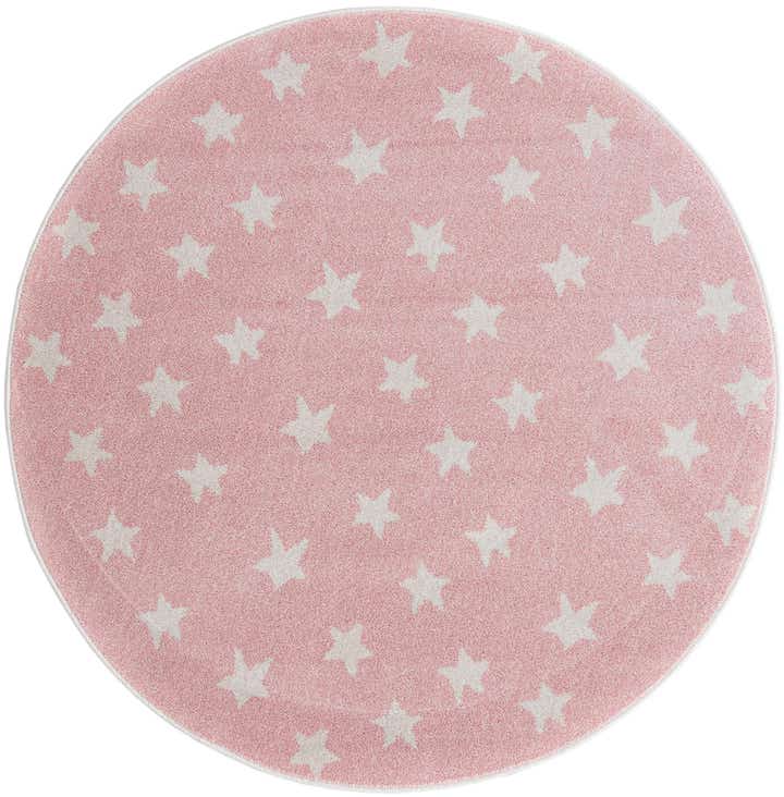 160cm x 160cm Stars Whimsy Kids Rund Teppich
