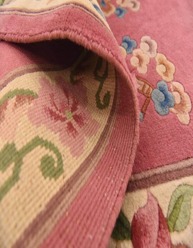 Detail image of 2' 10 x 11' 5  Hand Knotted Antique Finish Wool Runner Rug