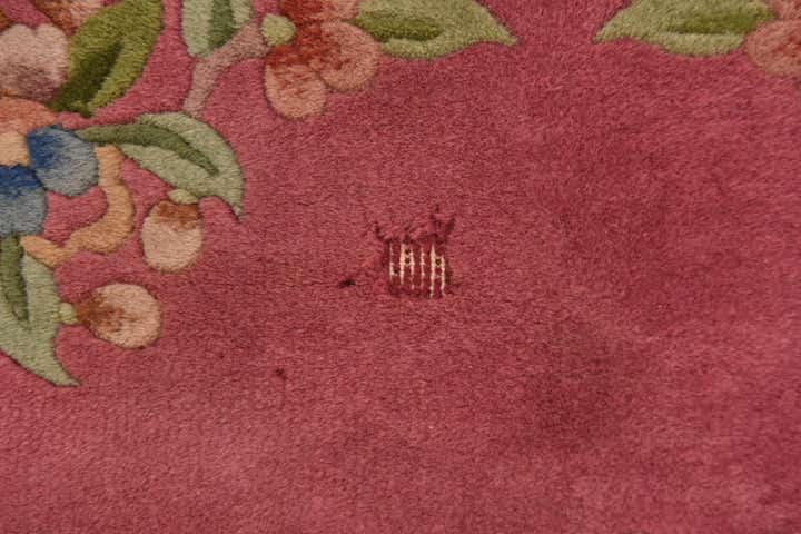 2' 10 x 11' 5 Hand Knotted Antique Finish Wool Runner Rug