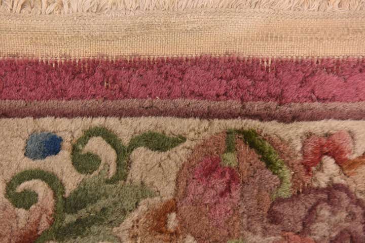 2' 10 x 11' 5 Hand Knotted Antique Finish Wool Runner Rug