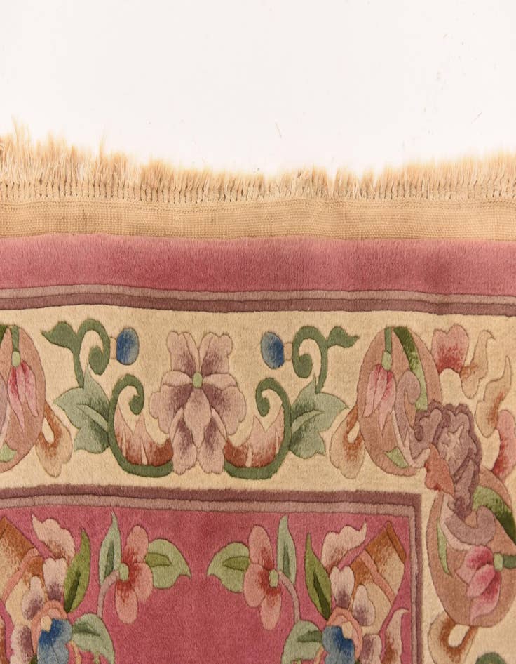 Detail image of 2' 10 x 11' 5  Hand Knotted Antique Finish Wool Runner Rug