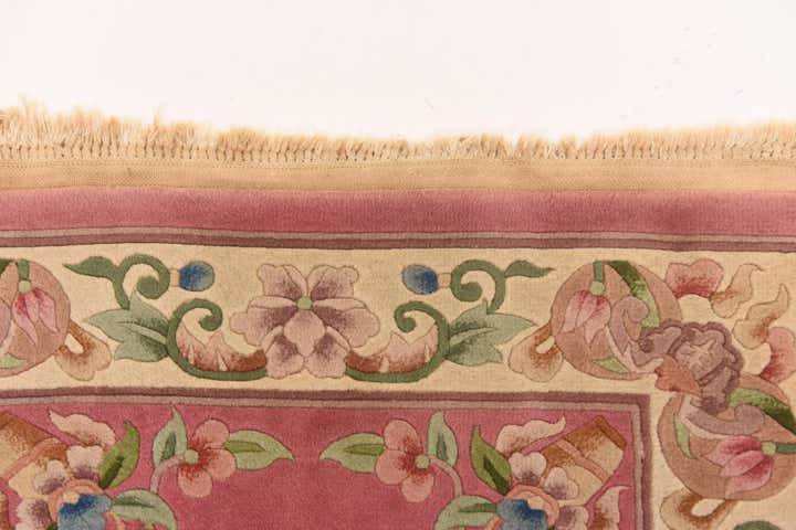 2' 10 x 11' 5 Hand Knotted Antique Finish Wool Runner Rug