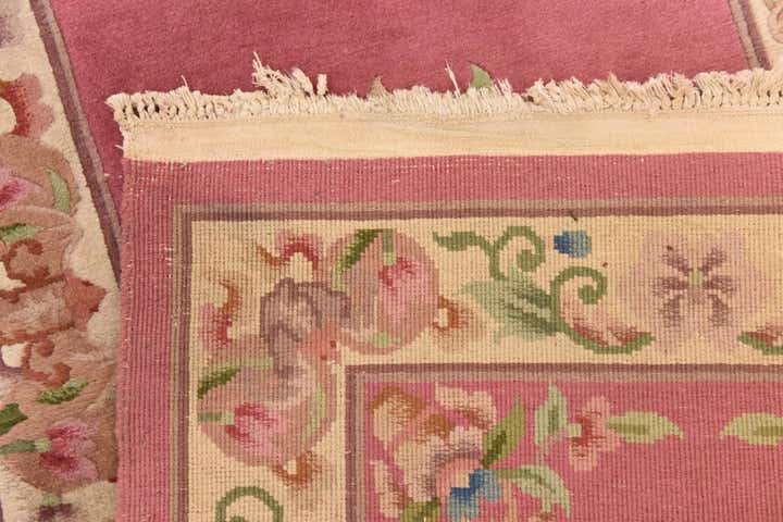 2' 10 x 11' 5 Hand Knotted Antique Finish Wool Runner Rug