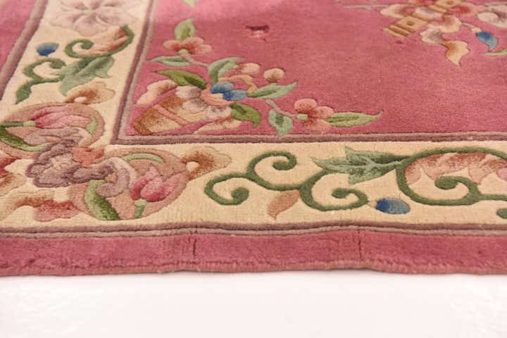 2' 10 x 11' 5 Hand Knotted Antique Finish Wool Runner Rug