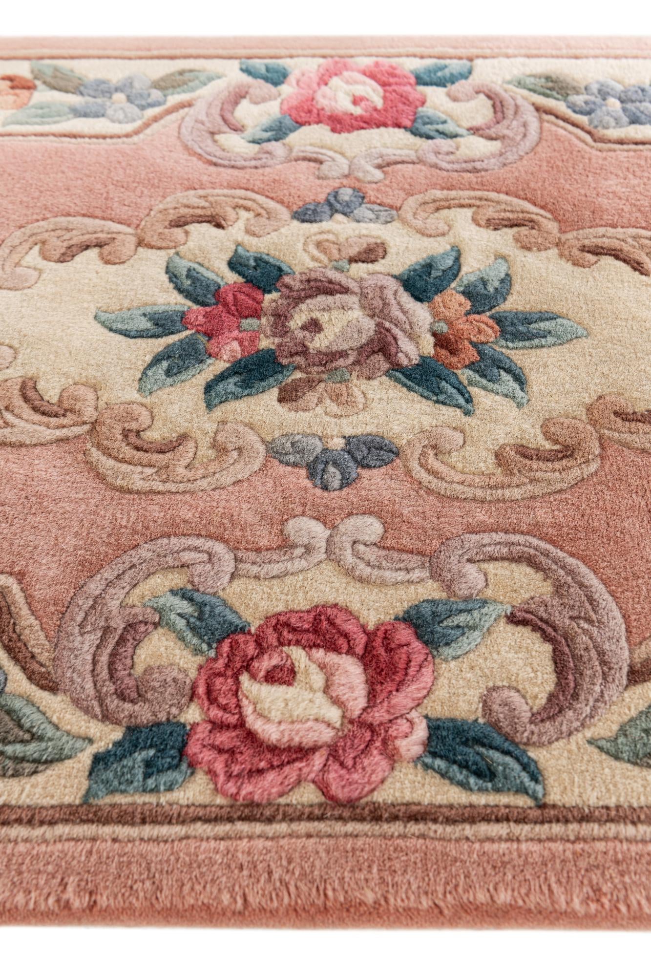 70cm x 320cm Hand Knotted Antique Finish Wool Runner Rug