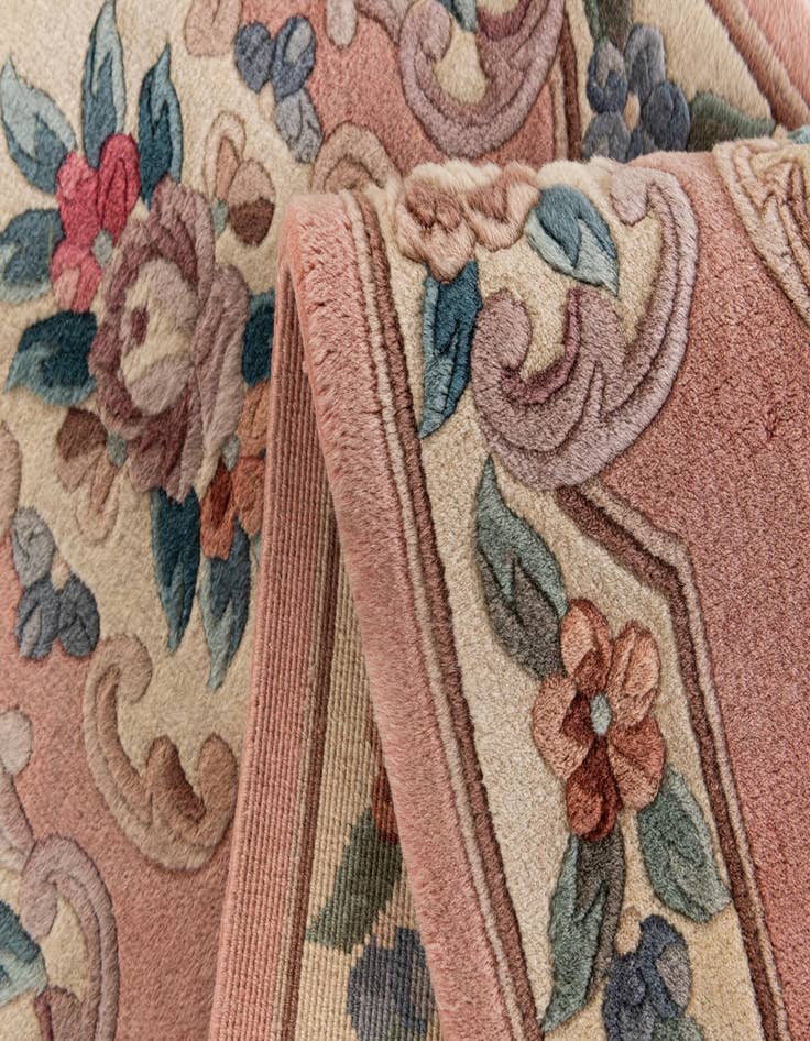 Detail image of 2' 4 x 10' 5  Hand Knotted Antique Finish Wool Runner Rug