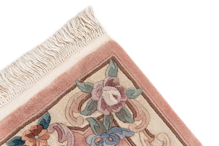 70cm x 320cm Hand Knotted Antique Finish Wool Runner Rug