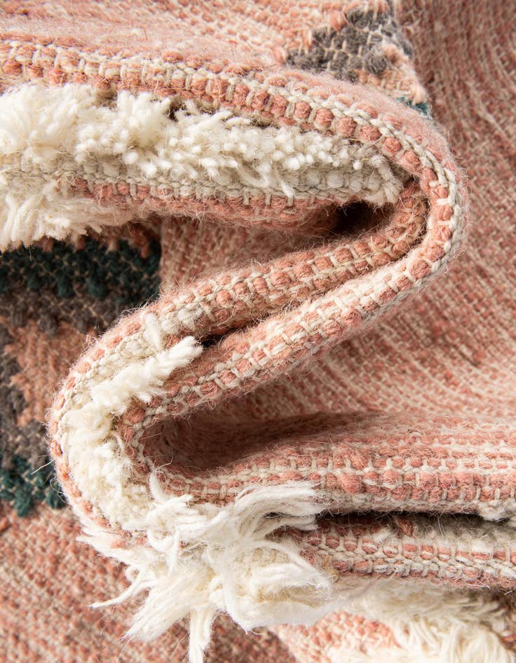 Detail image of 2' 2 x 6' 1 Hand Woven Arizona Wool Runner Rug