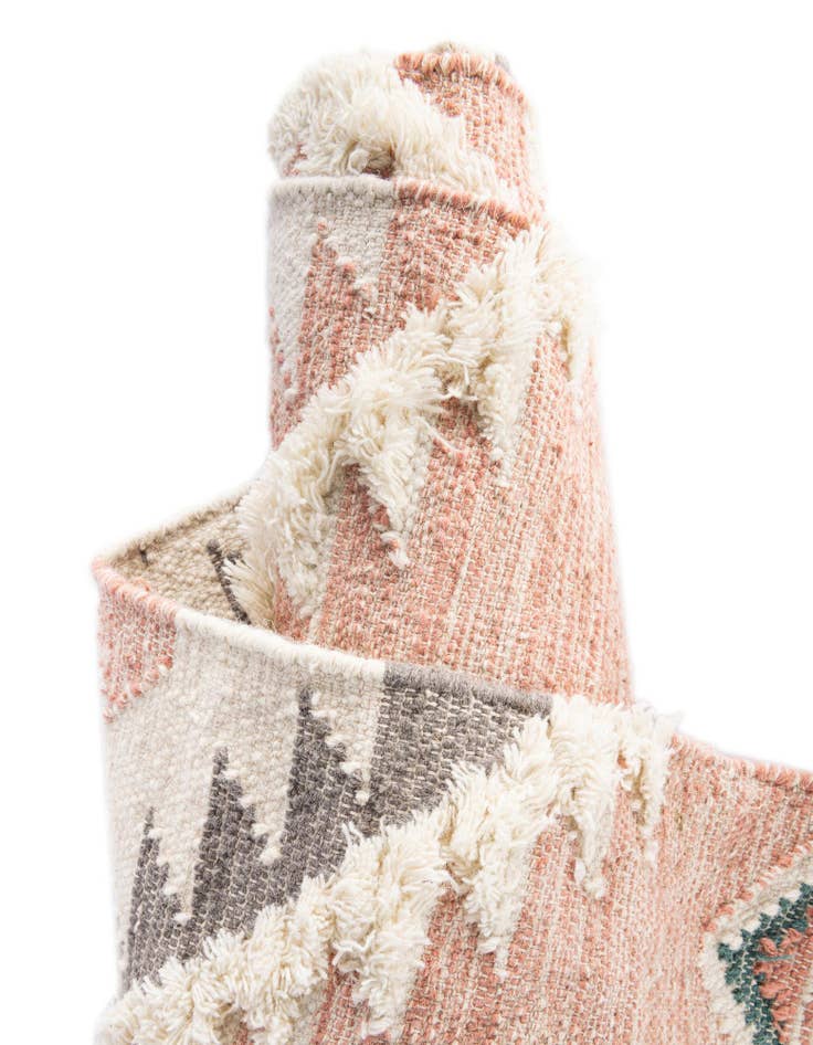 Detail image of 2' 2 x 6' 1  Hand Woven Arizona Wool Runner Rug