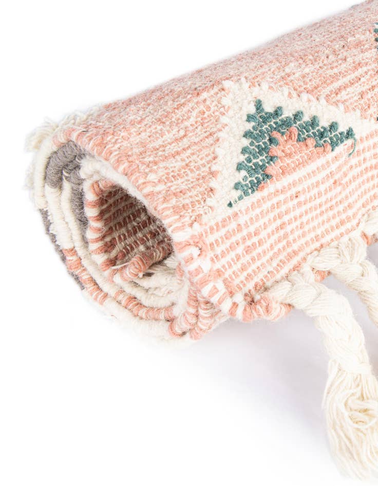 Detail image of 2' 2 x 6' 1  Hand Woven Arizona Wool Runner Rug