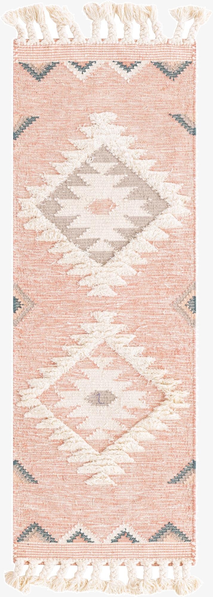 2' 2 x 6' 1  Hand Woven Arizona Wool Runner Rug