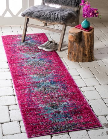 2' 7 x 10' Washable Arte Runner Rug