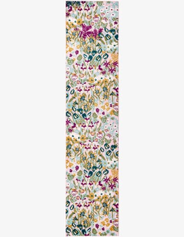 Pink Bloom Runner Rug