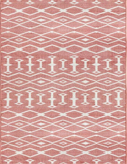 Detail image of 2' 7 x 12' Bohemian Trellis Runner Rug