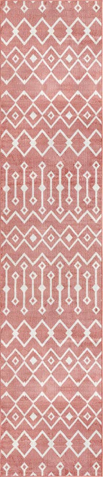 Detail image of 2' 7 x 12' Bohemian Trellis Runner Rug