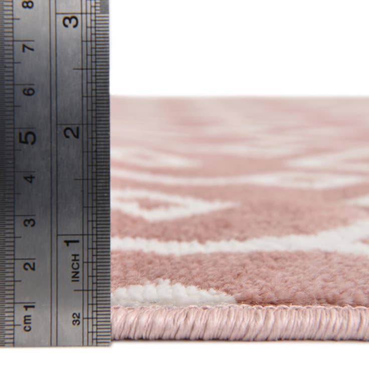 Detail image of 2' 7 x 12' Bohemian Trellis Runner Rug