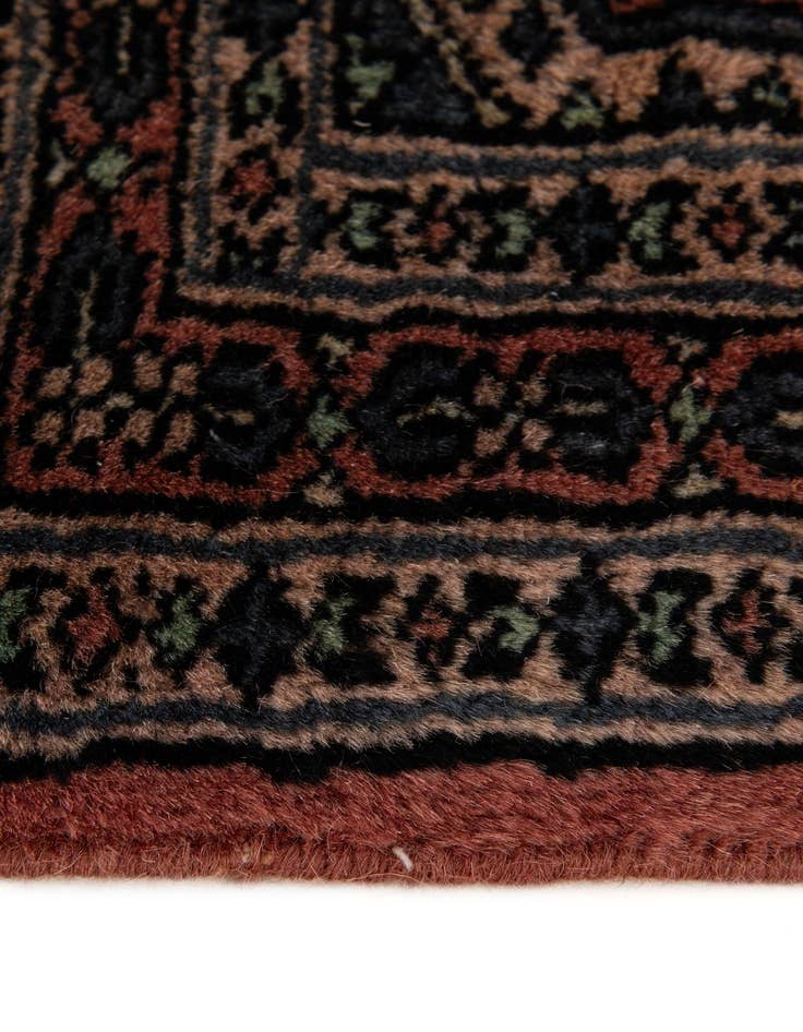 Detail image of 2' 1 x 6' 5  Hand Knotted Bokhara Oriental Wool Runner Rug