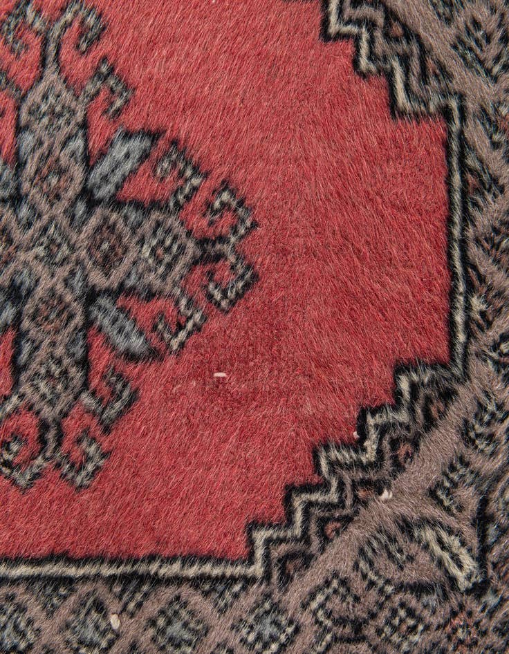 Detail image of 2' 6 x 8' 1 Hand Knotted Bokhara Oriental Wool Runner Rug