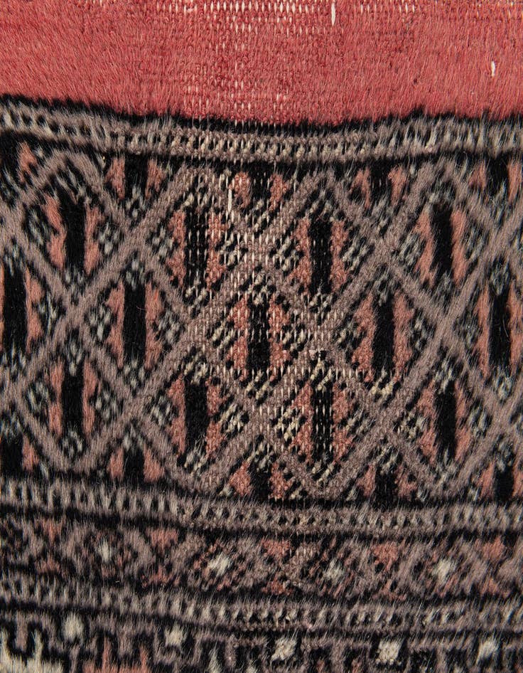 Detail image of 2' 6 x 8' 1 Hand Knotted Bokhara Oriental Wool Runner Rug