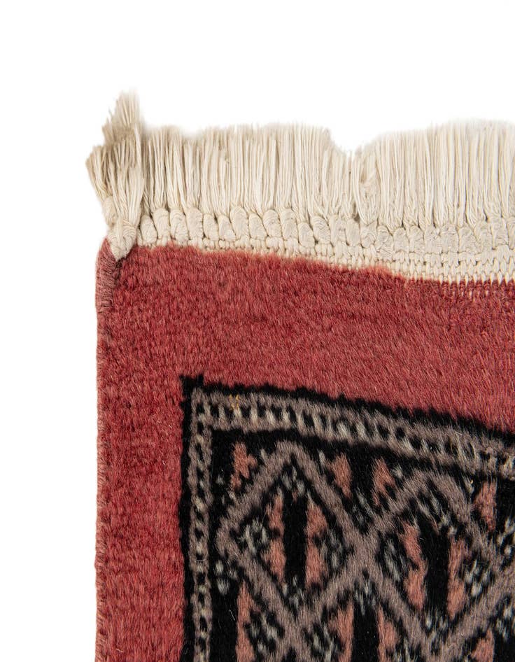 Detail image of 2' 6 x 8' 1 Hand Knotted Bokhara Oriental Wool Runner Rug