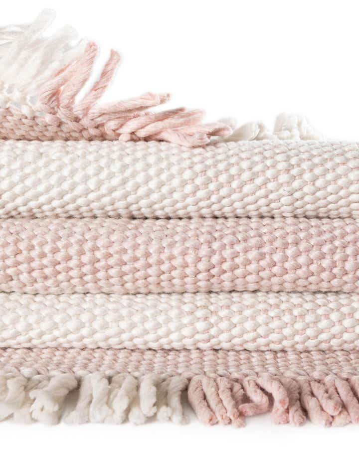 2' 7 x 10' Easy-Clean Eco Plaid Washable Indoor / Outdoor Runner Rug