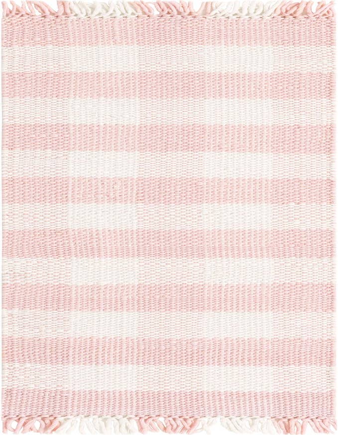 Detail image of 2' x 6' Easy-Clean Eco Plaid Washable Indoor / Outdoor Runner Rug