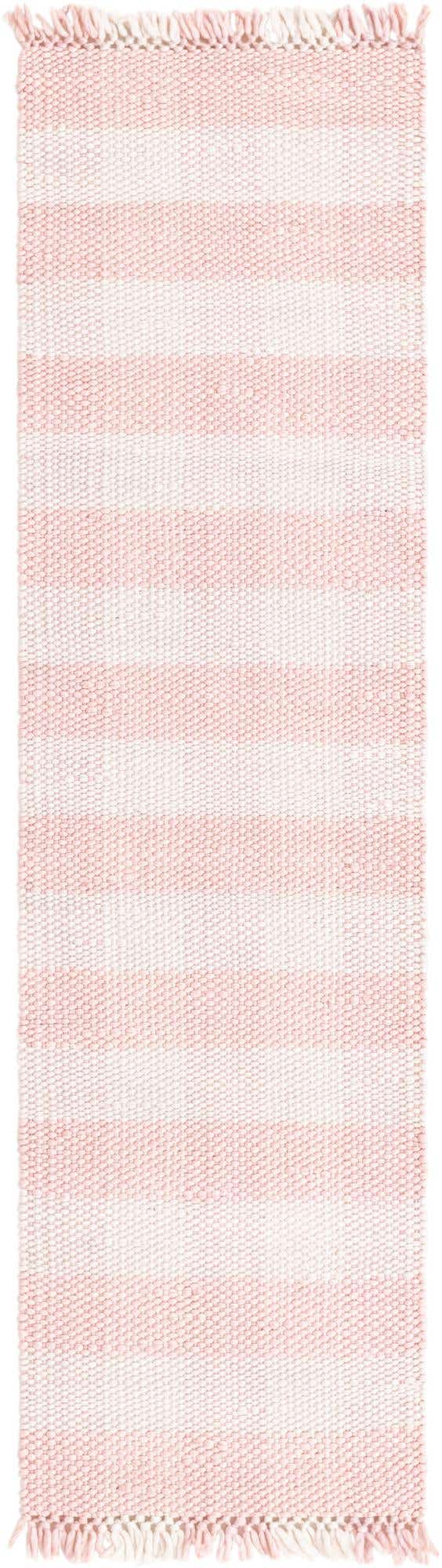 2' x 8' Easy-Clean Eco Plaid Washable Indoor / Outdoor Runner Rug