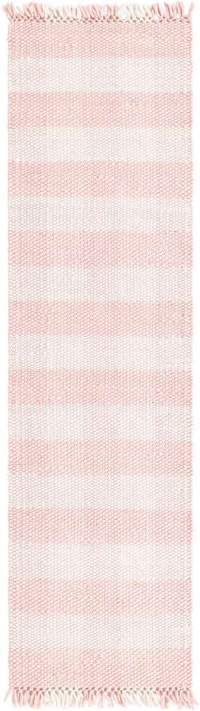 2' x 8' Easy-Clean Eco Plaid Washable Indoor / Outdoor Runner Rug