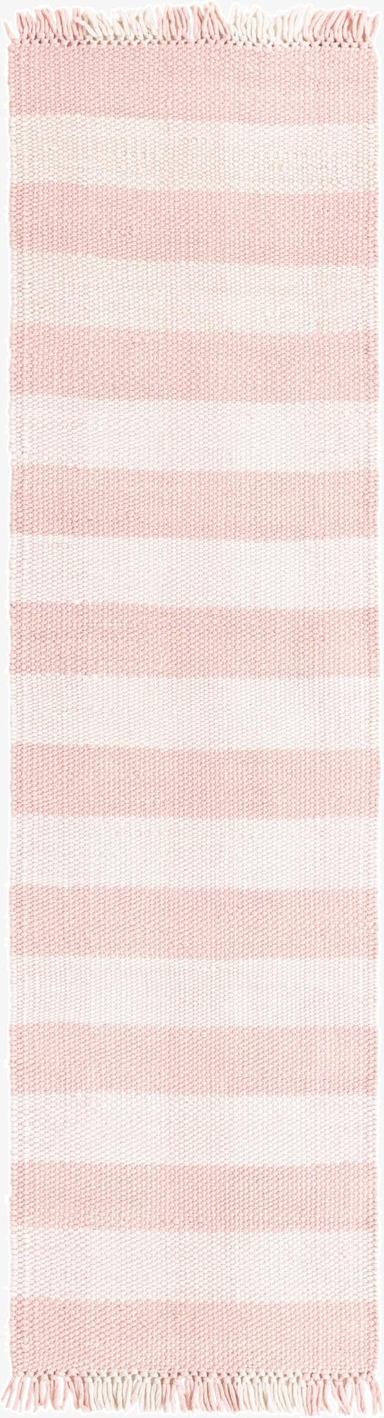 2' 7 x 10' Eco Plaid   Washable Indoor / Outdoor Runner Rug