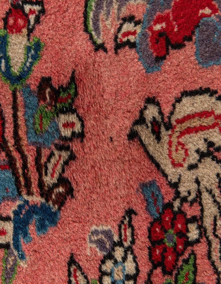 Detail image of 2' 10 x 10' 5  Hand Knotted Farahan Persian Wool Runner Rug