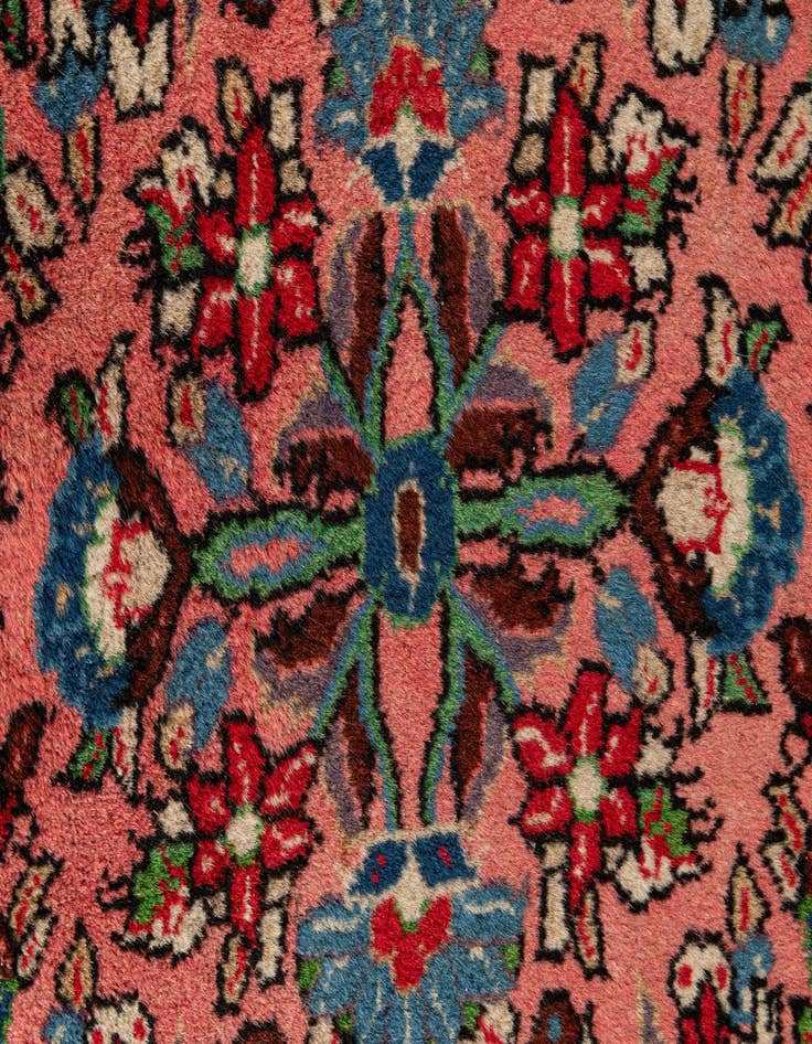 Detail image of 2' 10 x 10' 5  Hand Knotted Farahan Persian Wool Runner Rug