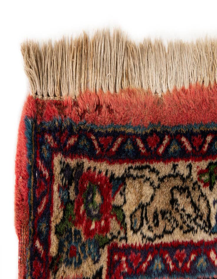 Detail image of 2' 10 x 10' 5  Hand Knotted Farahan Persian Wool Runner Rug