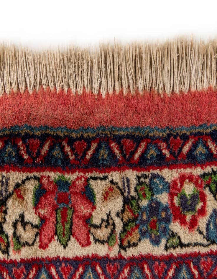 Detail image of 2' 10 x 10' 5  Hand Knotted Farahan Persian Wool Runner Rug