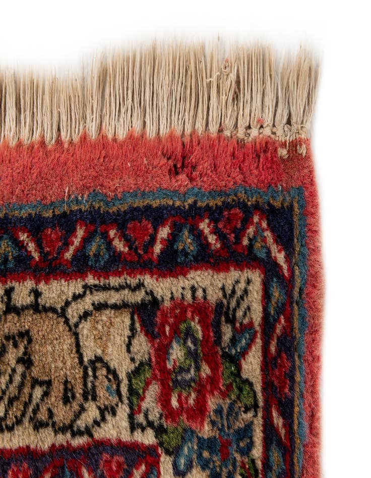 Detail image of 2' 10 x 10' 5  Hand Knotted Farahan Persian Wool Runner Rug