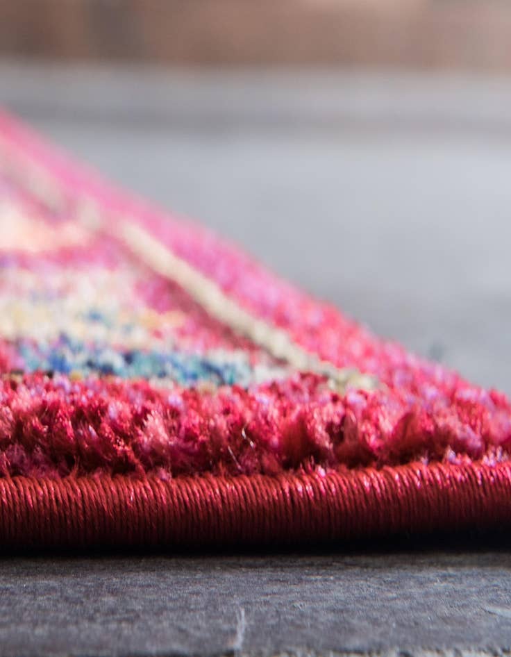 Detail image of 2' 2 x 6' 7 Washable Fleur Runner Rug