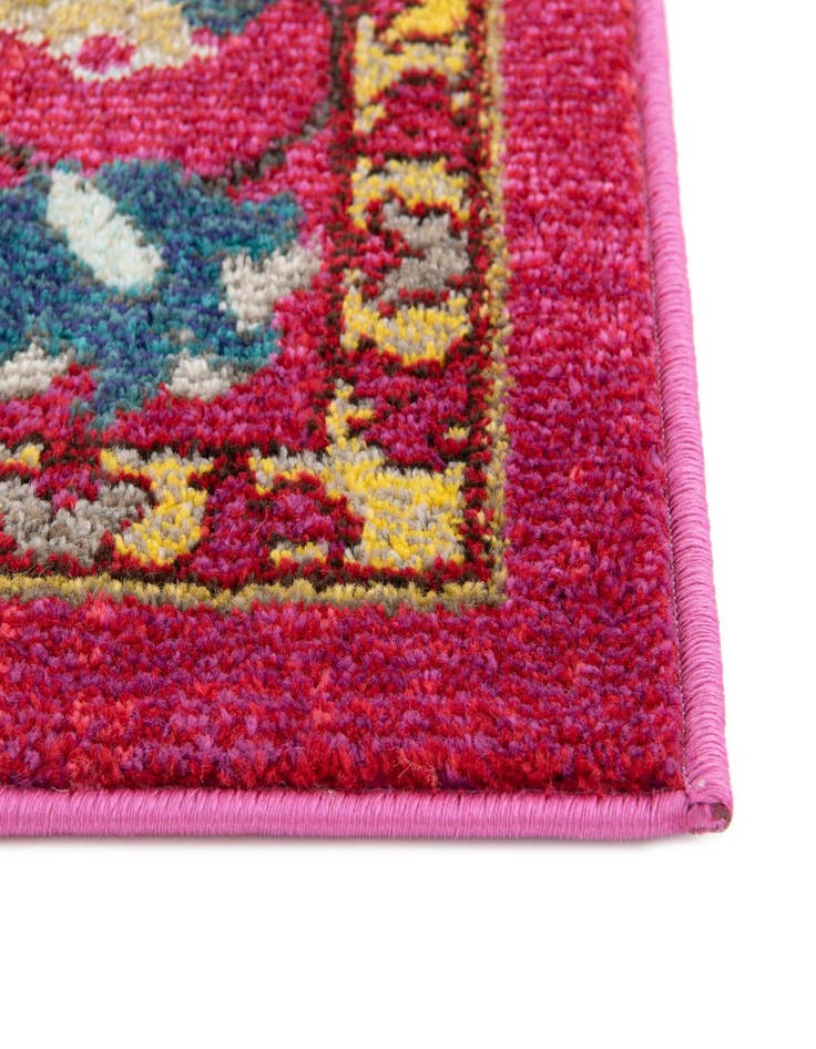 Detail image of 2' 2 x 6' 7 Washable Fleur Runner Rug