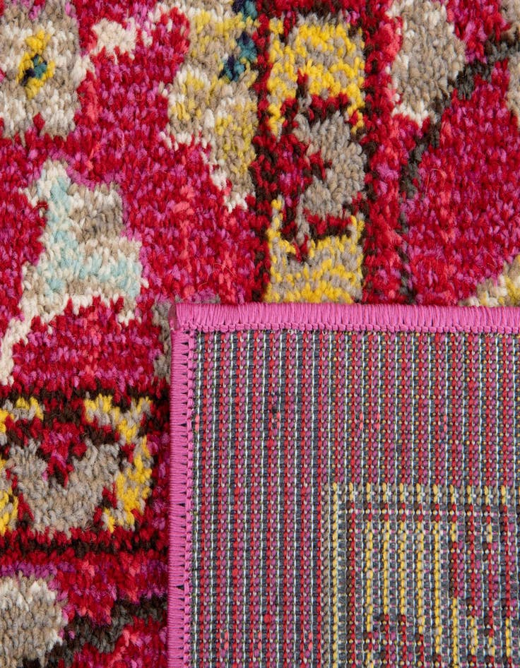 Detail image of 2' 2 x 6' 7 Washable Fleur Runner Rug