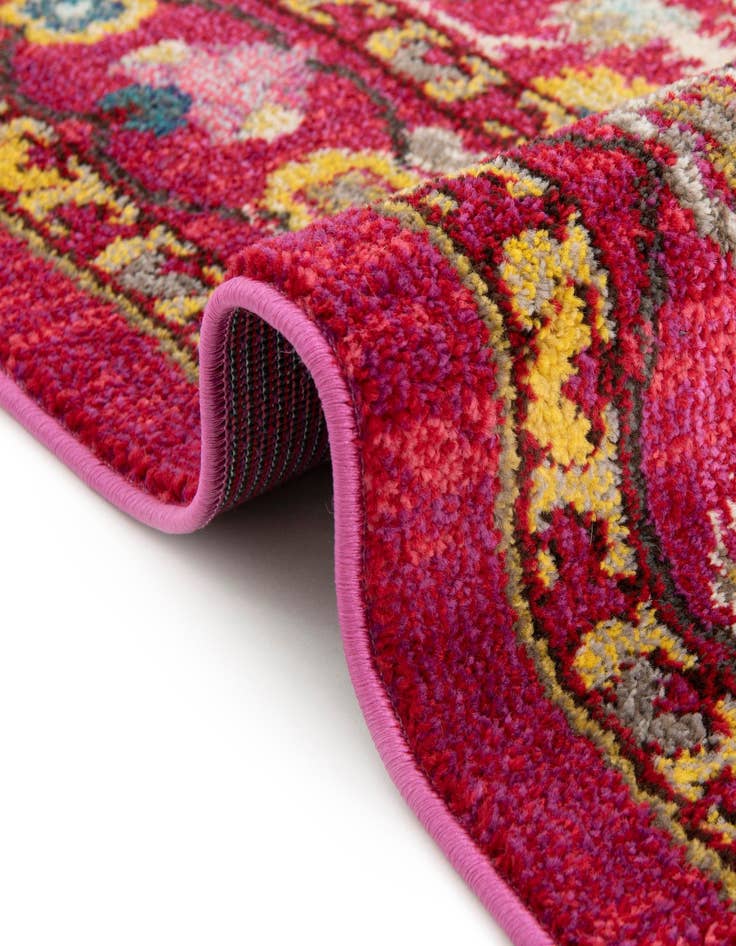 Detail image of 2' 2 x 6' 7 Washable Fleur Runner Rug