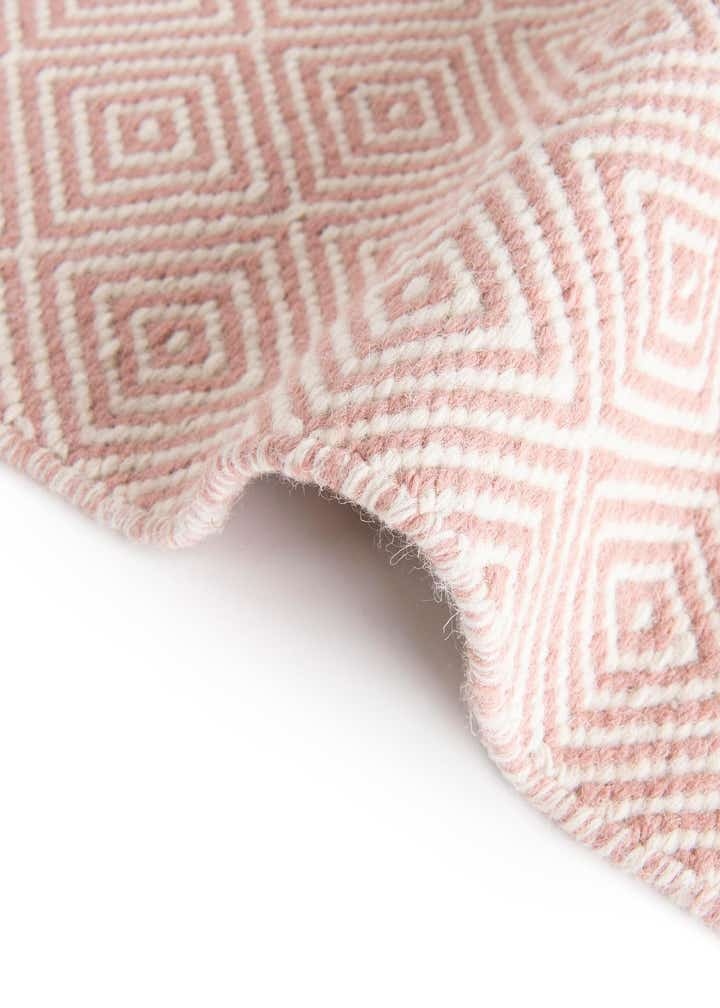 2' 7 x 12' Hand Woven Geo Trellis Flatweave Runner Rug