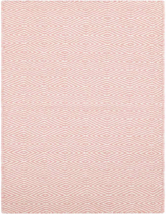 2' x 6' 1 Hand Woven Geo Trellis Flatweave Runner Rug