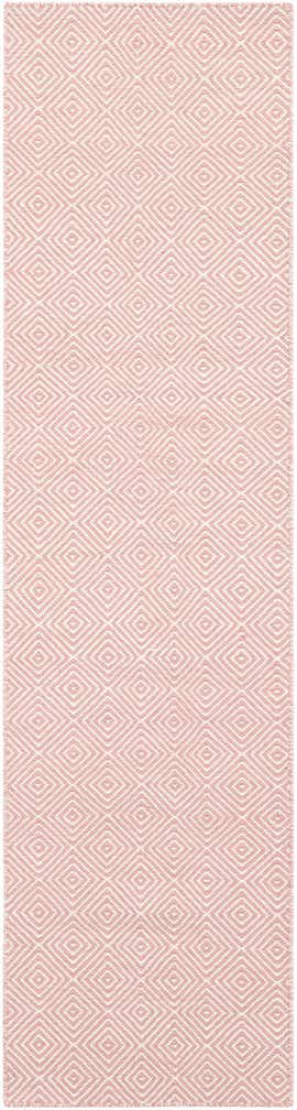 2' x 8' Hand Woven Geo Trellis Flatweave Runner Rug