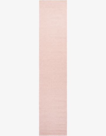 Pink Hand Woven Geo Trellis Flatweave Runner Rug