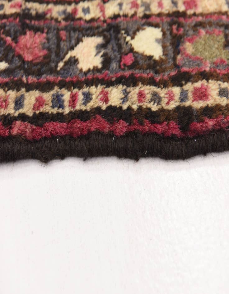 Detail image of 3' 3 x 9' 7  Hand Knotted Hamedan Persian Wool Runner Rug