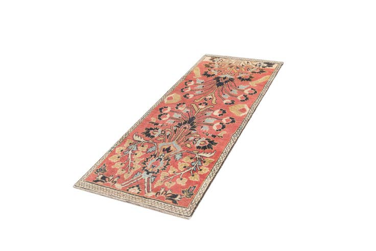 Detail image of 2' 6 x 7' 1 Hamedan Runner Rug