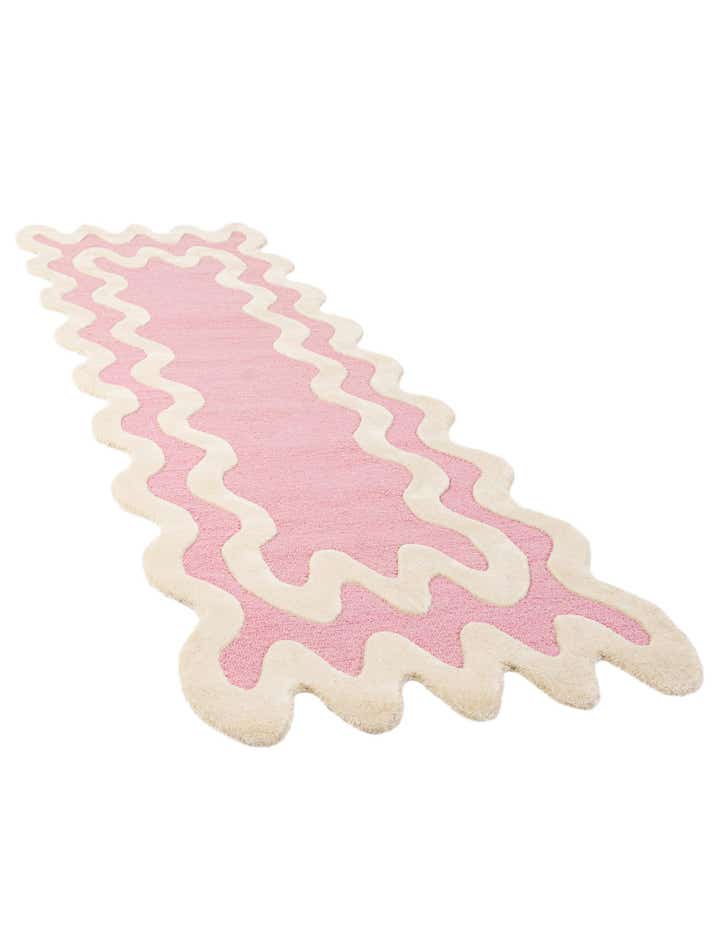 2' 7 x 10' Happy Rugs Wiggles Wool Runner