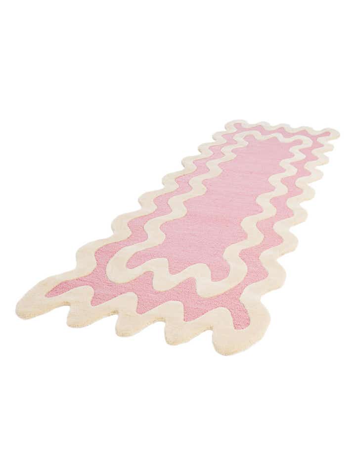 2' 7 x 10' Happy Rugs Wiggles Wool Runner