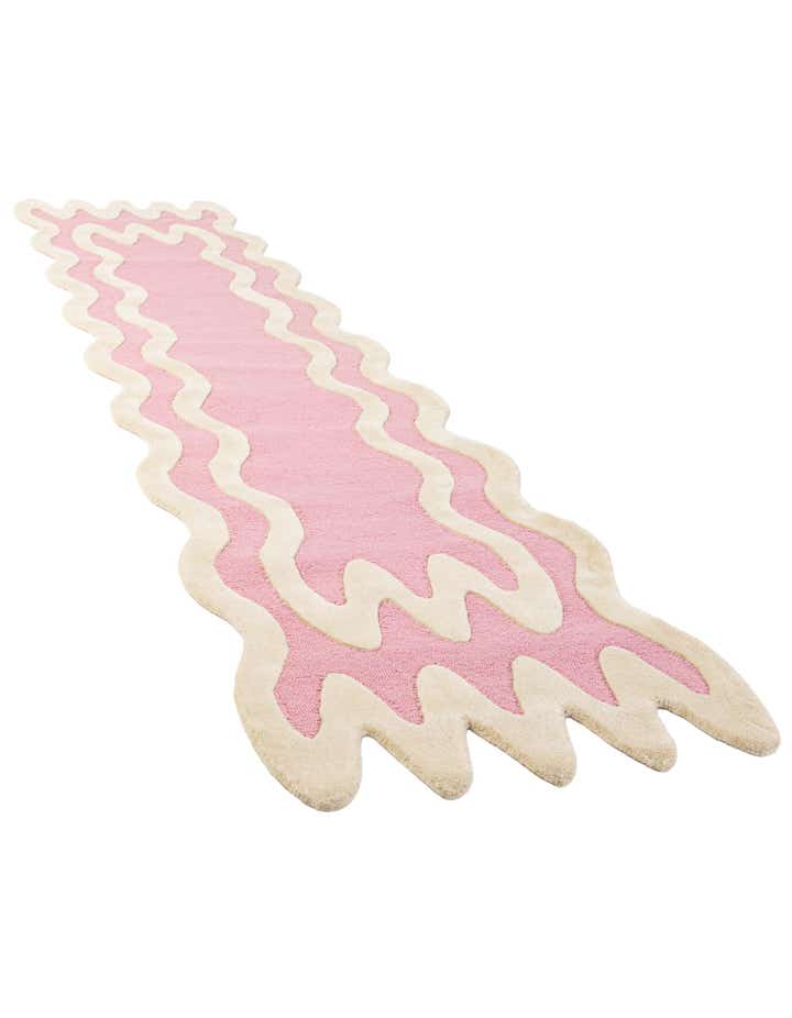 2' 7 x 13' 1 Happy Rugs Wiggles Wool Runner